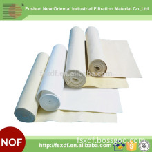 Direct factory supply White Nonwoven needle Glassfiber filter cloth For Dust Collector